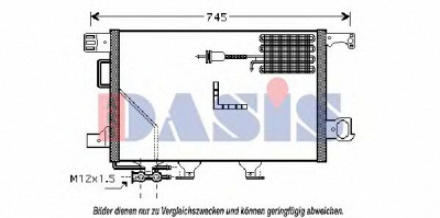 AKS DASIS 122016n -  Конденсатор, кондиционер